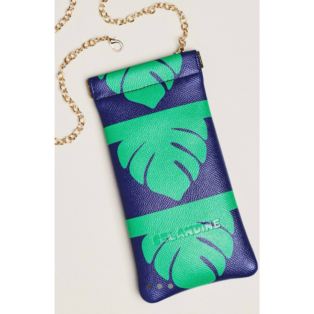 Celadine Patterned Sunglass slip case